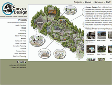 Tablet Screenshot of corvus-design.com